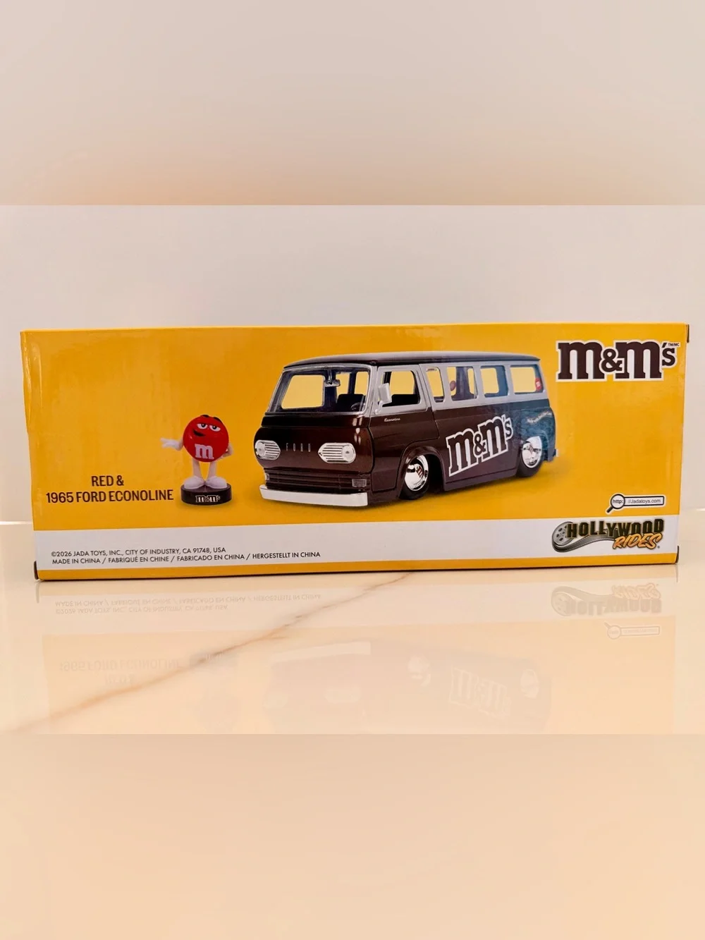 1:24 M&M'S 1965 FORD ECONOLINE ミニカー 0 Ford Econoline - Rides: w⁄